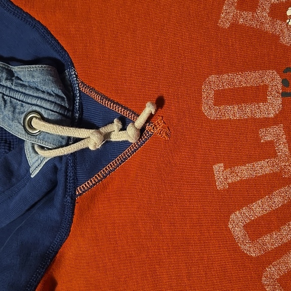 Polo Ralph Lauren Bandana Patchwork Short-Sleeve Fleece Pullover Hoodie (L) - Picture 4 of 7